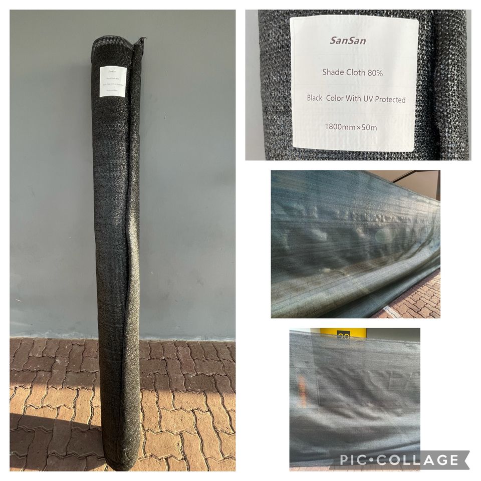 80% Black Shade Cloth